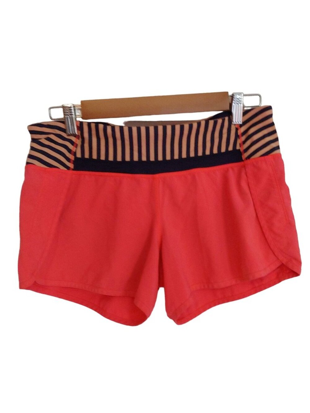 Lululemon Groovy Run Shorts Womens 4.5" Striped Waistband Running Y2K 6